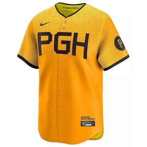 Nike Men's Pittsburgh Pirates City Connect Blank Jersey Large NWT ($140 Retail)